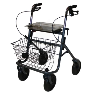 Vitadomia Déambulateur 4 Roues Avec Panier