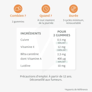 Mium Lab Solaire Gummies Sans Sucre Pot/42