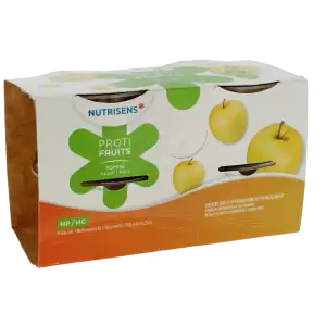 Nutrisens Medical Proti-fruits Hp/hc Pomme 4 Pots/125g à NOROY-LE-BOURG