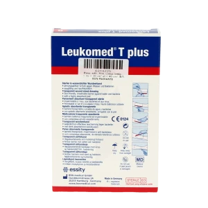 Leukomed T Plus Pansement Adhésif Stérile Avec Compresse Transparent 5x7,2cm B/5