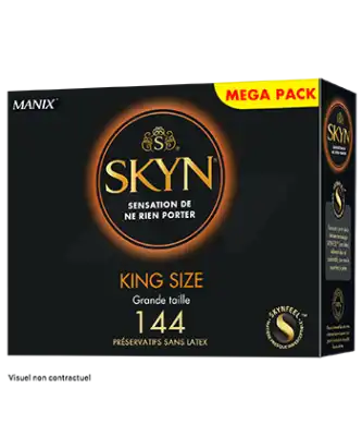 Manix Skyn King Size Préservatif B/144 à IS-SUR-TILLE