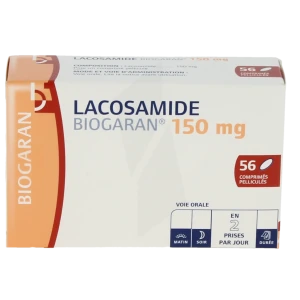 Lacosamide Biogaran 150 Mg, Comprimé Pelliculé