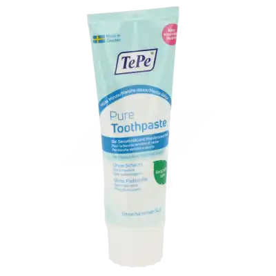 Tepe Pure Toothpaste Dentifrice Menthe Douce T/75ml à VALENCE