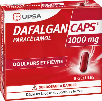 Dafalgancaps 1000 Mg, Gélule à Angers