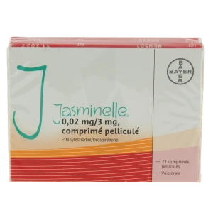 Jasminelle 0,02 Mg/3 Mg, Comprimé Pelliculé