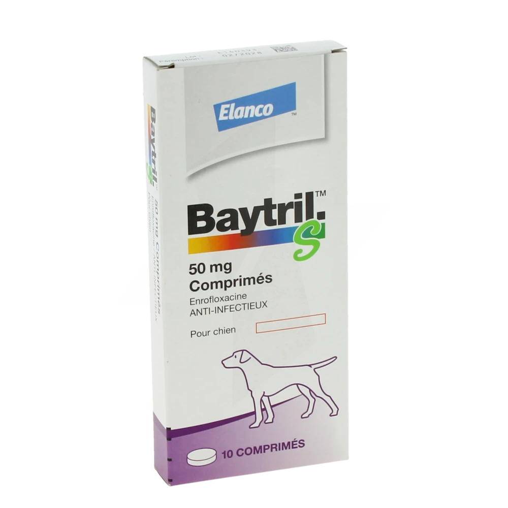 Baytril S 50 Mg, Comprimé