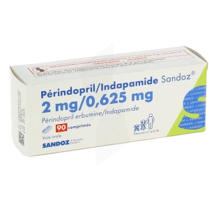 Perindopril/indapamide Sandoz 2 Mg/0,625 Mg, Comprimé