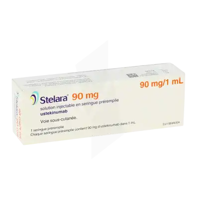 STELARA 90 mg, solution injectable en seringue préremplie