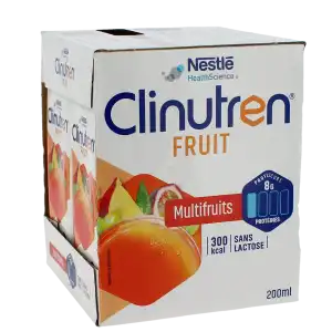 Clinutren Fruit Nutrim Multifruits 4boîte De 200 Ml à La Ciotat