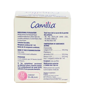 Boiron Camilia Solution Buvable 30 Unidoses/1ml