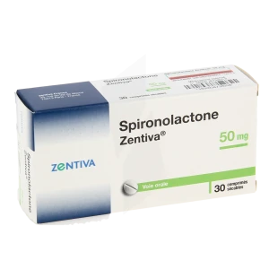 Spironolactone Zentiva 50 Mg, Comprimé Sécable