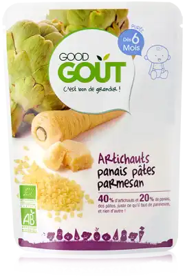 Good Goût Alimentation Infantile Artichauts Panais Pâtes Parmesan Gourde/190g à Auterive