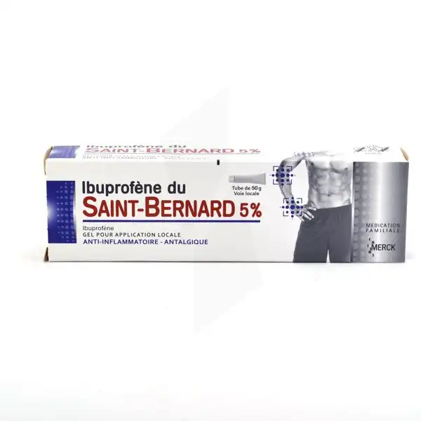 Ibuprofene Du Saint Bernard 5 %, Gel Pour Application Locale