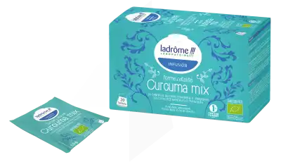 Ladrôme Infusion Forme Et Vitalité Curcuma Mix 20 Sachets/1,5g à HEROUVILLE ST CLAIR
