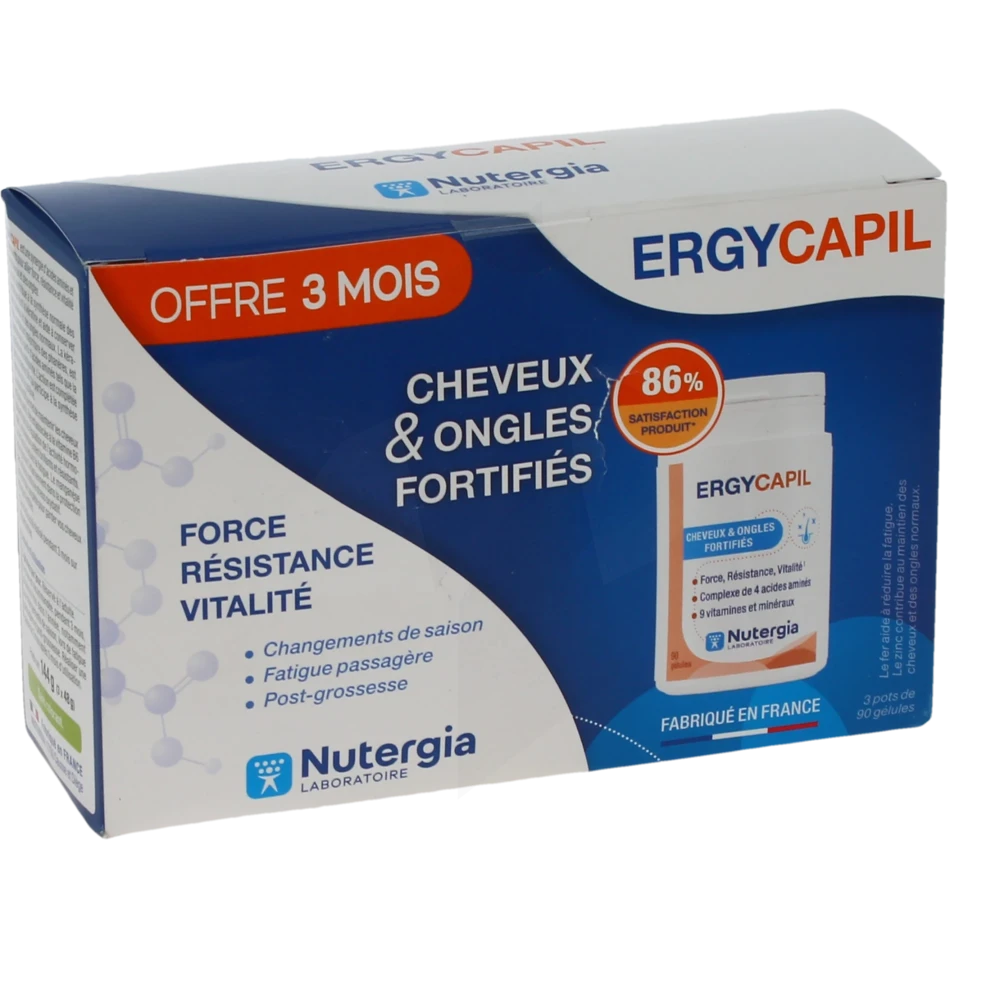 Nutergia Ergycapil Gélules 3b/90