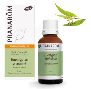 Pranarôm Huile Essentielle Bio Eucalyptus Citronné Fl/30ml