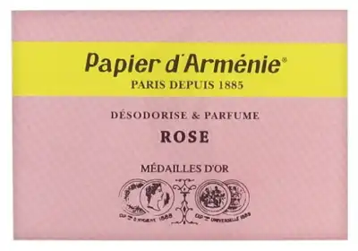 Papier D'arménie Rose Carnet/36 Lamelles à TALENCE