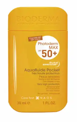 Bioderma Photoderm Max Spf50+ Aquafluide Pocket T/30ml à Annecy