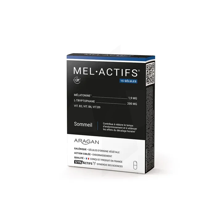 Synactifs Melactifs® Flash - Sommeil Adulte - Mélatonine Vitamine