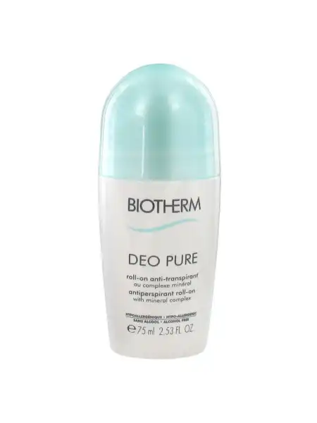 Biotherm Déo Pure Roll-on Anti-transpirant 75 Ml