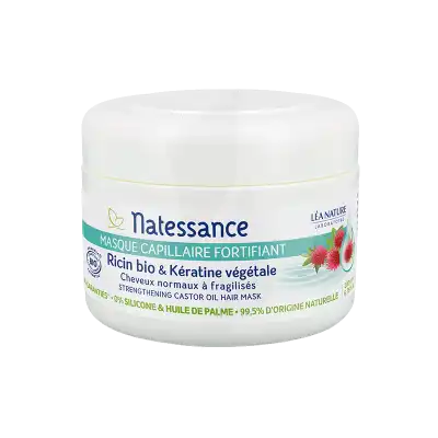 Natessance Ricin Kératine Masque Pot/200ml à Nogent-le-Roi