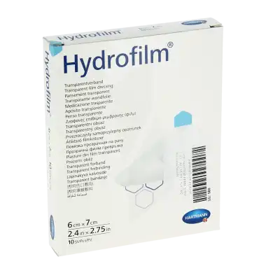 Hydrofilm® pansement film adhésif transparent  6 x 7 cm - Boîte de 10