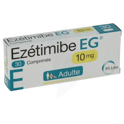 Ezetimibe Eg 10 Mg, Comprimé à Nice