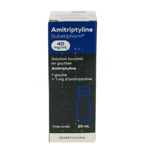 Amitriptyline Substipharm 40 Mg/ml, Solution Buvable En Gouttes