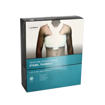 Stabil Thorax Ceinture épigastrique Post-opératoire Blanc T1 à Gardanne
