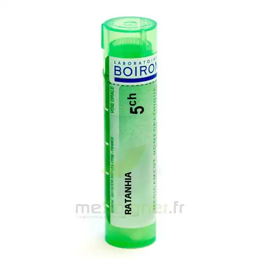 Boiron Ratanhia 5ch Granules Tube De 4g