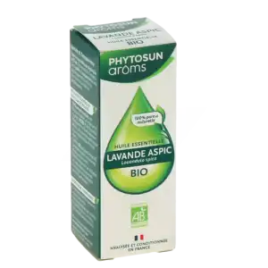 Phytosun Aroms Huile Essentielle Bio Lavande Aspic Fl/10ml à Drocourt