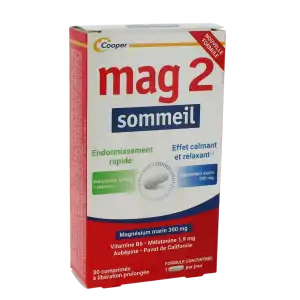Mag 2 Sommeil Comprimés B/30 à La Roche-Posay