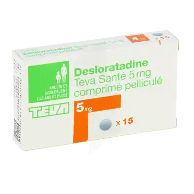 Desloratadine Teva Sante 5 Mg, Comprimé Pelliculé à DIJON