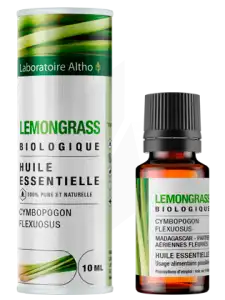Laboratoire Altho Huile Essentielle Lemongrass Bio 10ml à MANCIET