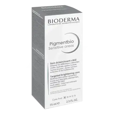 Bioderma Pigmentbio Sensitive Areas Crème éclaircissante Anti Taches Corps 75ml à RUMILLY