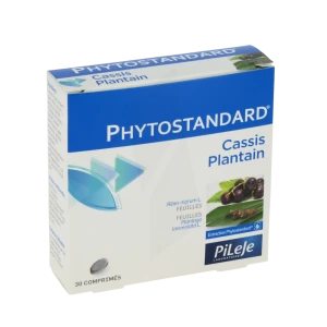 Pileje Phytostandard - Cassis / Plantain 30 Comprimés