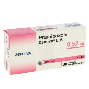 Pramipexole Zentiva Lp 0,52 Mg, Comprimé à Libération Prolongée