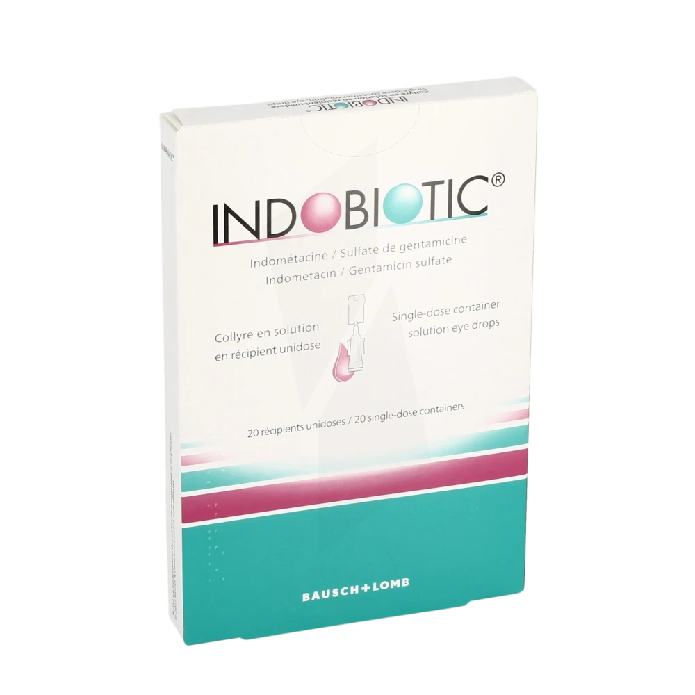 Indobiotic, Collyre En Solution En Récipient Unidose