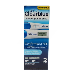 Clearblue Test De Grossesse Testez Et Confirmez B/2