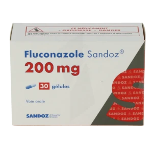 Fluconazole Sandoz 200 Mg, Gélule