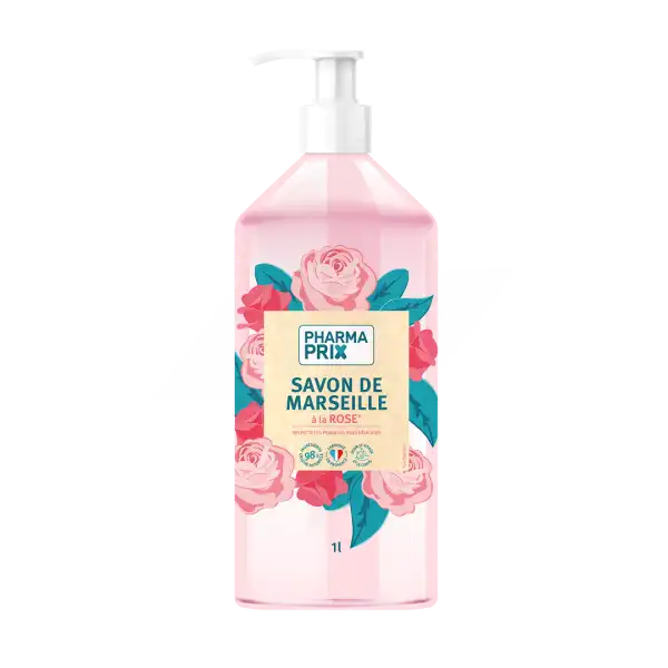 PHARMAPRIX SAVON MARSEILLE ROSE 1L
