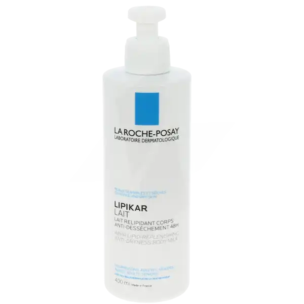 La Roche Posay Lipikar Lait Relipidant Corps Anti-dessèchement 48h Flacon Pompe/400ml