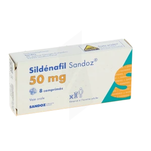 Sildenafil Sandoz 50 Mg, Comprimé