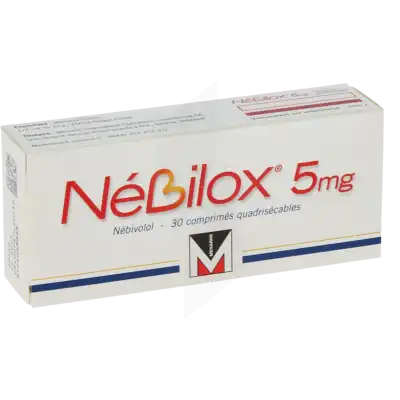 Nebilox 5 Mg, Comprimé Quadrisécable à MERINCHAL