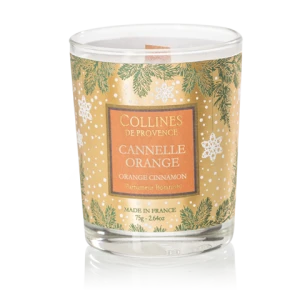 Collines De Provence Bougie Parfumée Cannelle Orange 75g