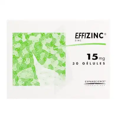EFFIZINC 15 mg Gél Plq/30