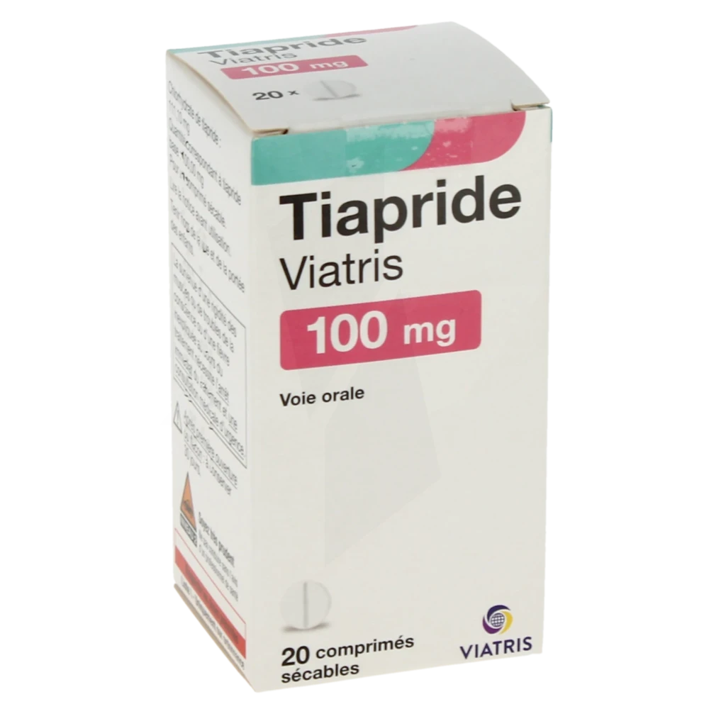 Tiapride Viatris 100 Mg, Comprimé Sécable