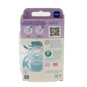 Mam Perfect Sucette Anatomique Silicone +18mois Animaux B/2