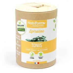 Nat&form Ecoresponsable Spiruline 60 Gélules