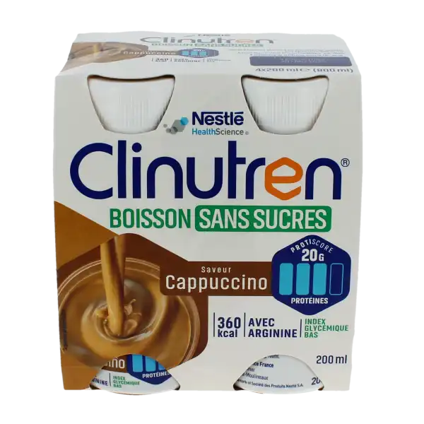 Clinutren Boisson Ss Suc Nutrim Cappu 4/200ml